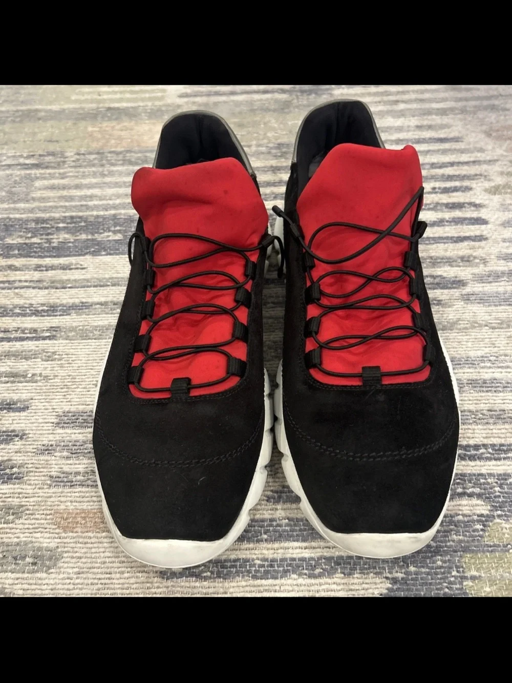 Fendi Logo sneakers Red, White And Black, US Size 13-14 EU 48-49